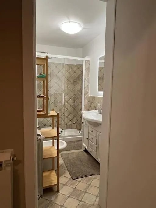 Full Semi-Garden Apartment In Villa At Mondello Palermo
