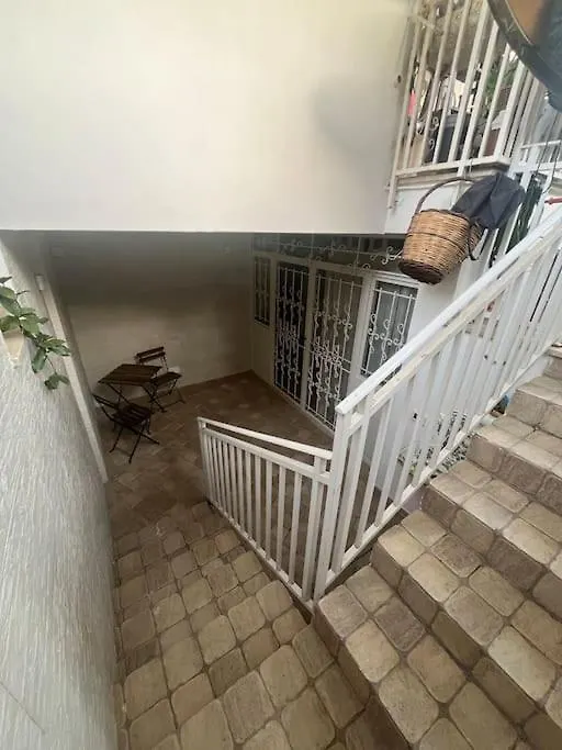 Full Semi-Garden Apartment In Villa At Mondello Palermo Italy